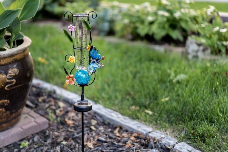 Butterfly Solar Rain Gauge