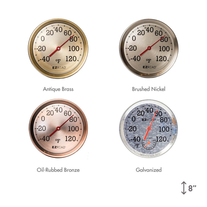 EZREAD® 8" Metal Dial Thermometer