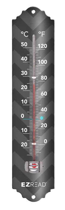 EZREAD® 12" Designer Metal Thermometers