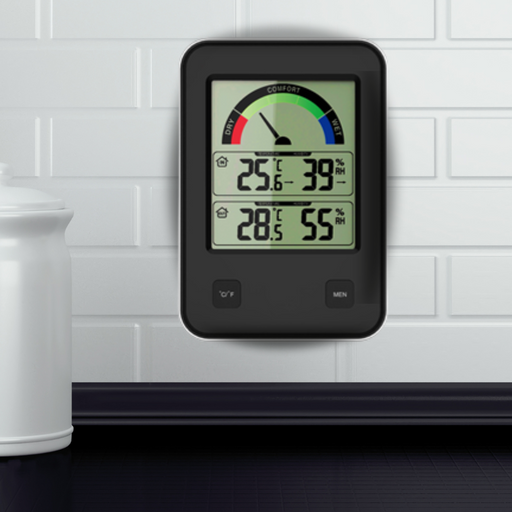 EZREAD® Mini Window Thermometer w/Min Max — EZRead Rain Gauges and